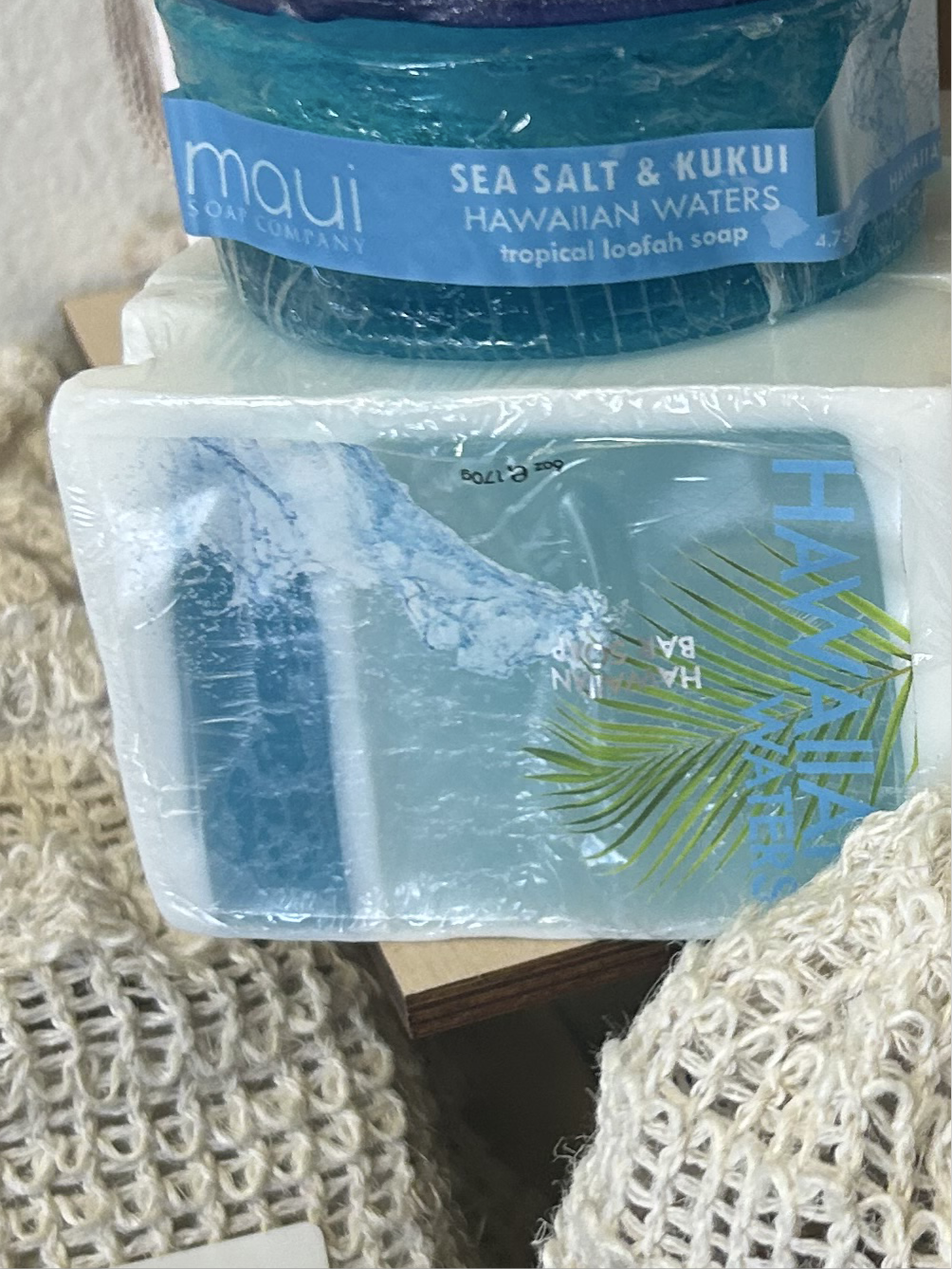 Hawaiian Waters Bar Soap with Kukui & Coconut Oil 6oz