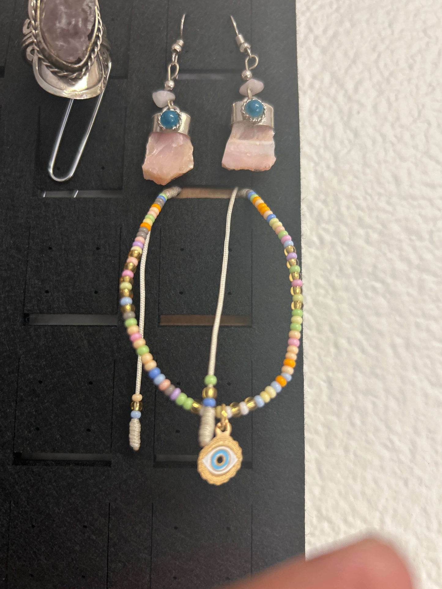 Bracelet - Evil Eye Beaded with Charm, Assorted