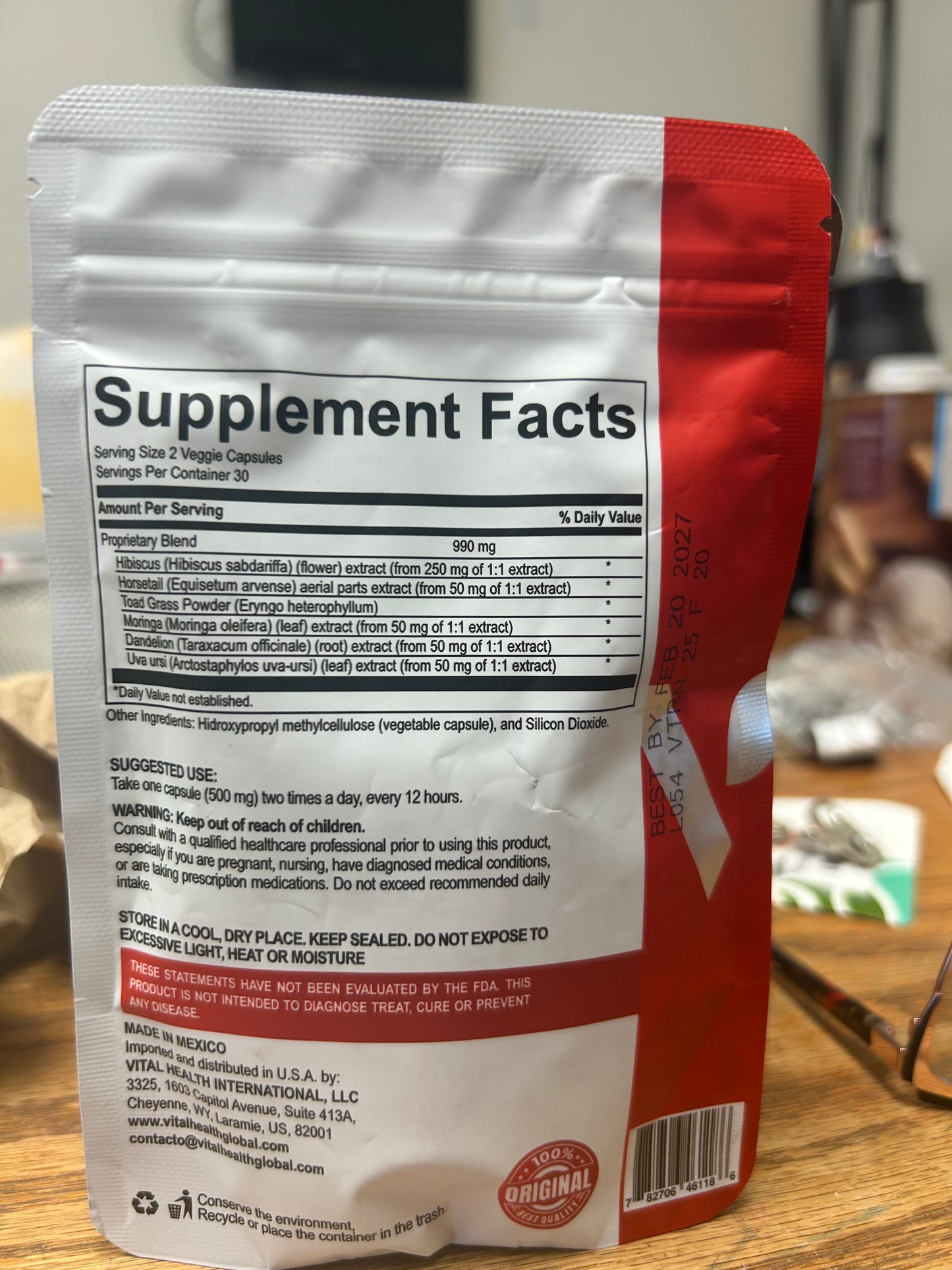 VITAL HEALTH-V-ITAREN