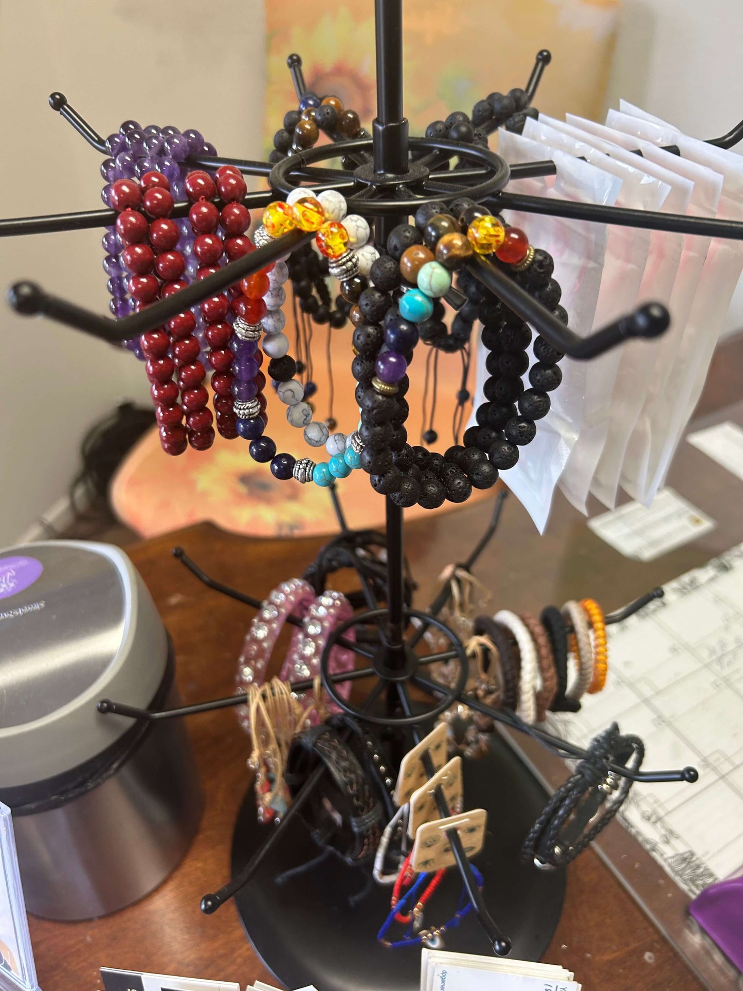 Lava bracelets black