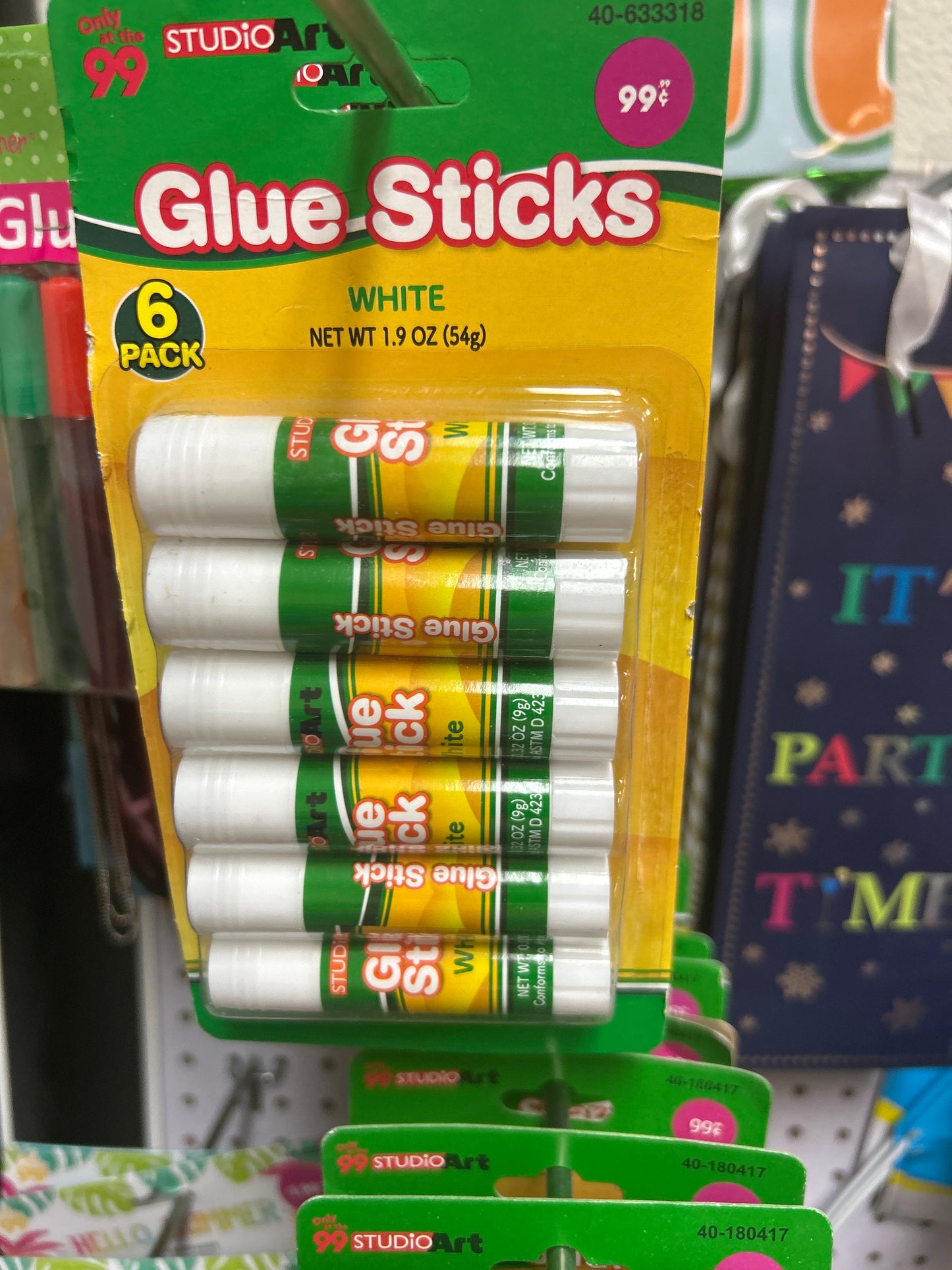 Glue Sticks 6pak