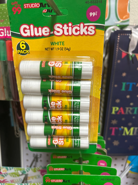 Glue Sticks 6pak