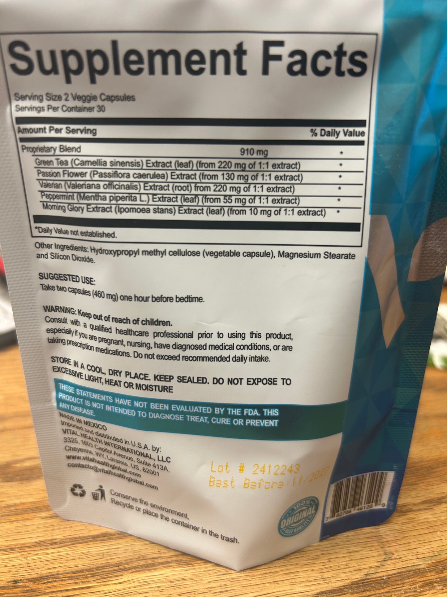 VITAL HEALTH- V-ITALAY