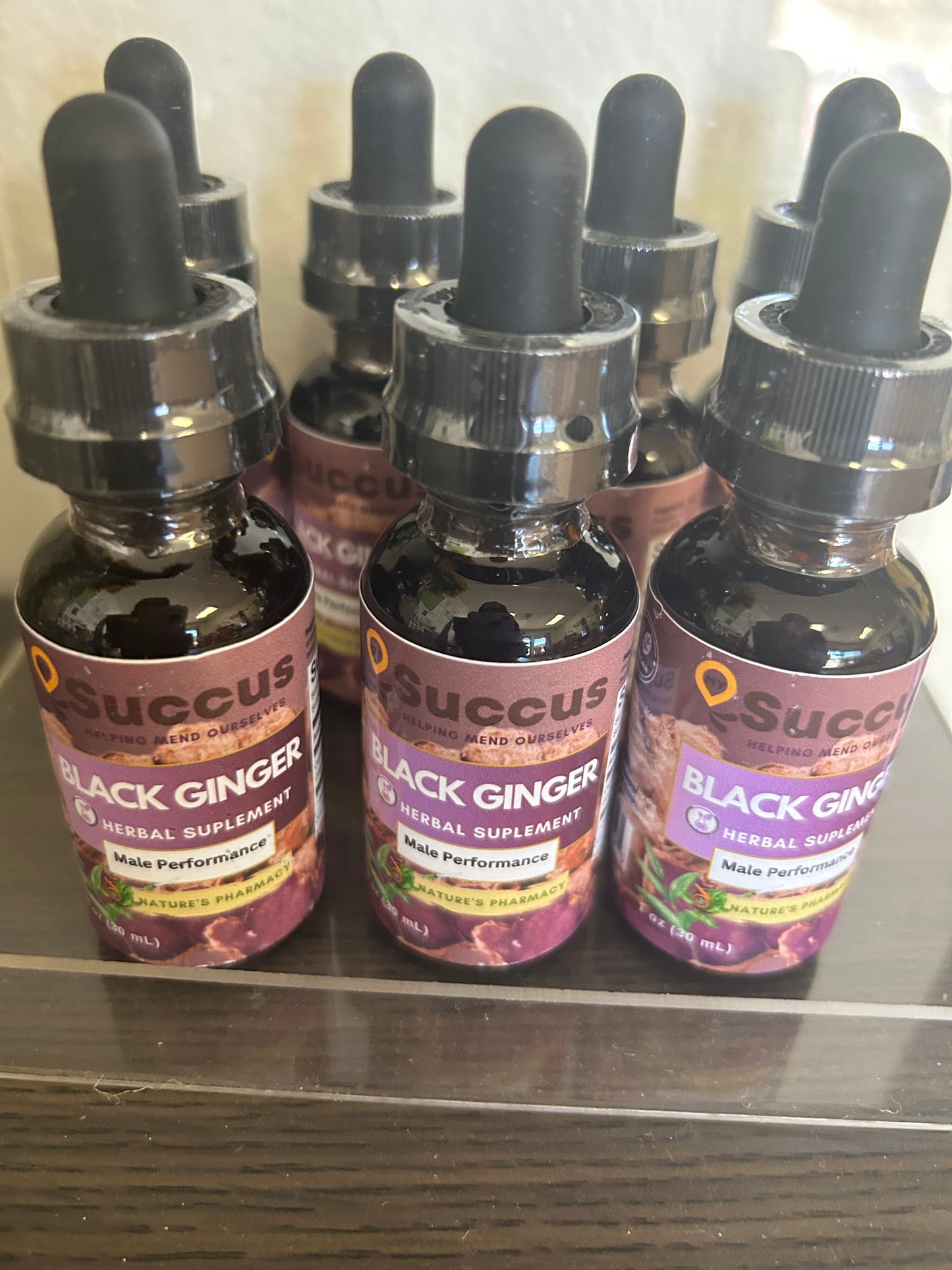 Black Ginger Tincture - Energizing, Spicy & Naturally Bold 1 fl oz Alcohol Extract