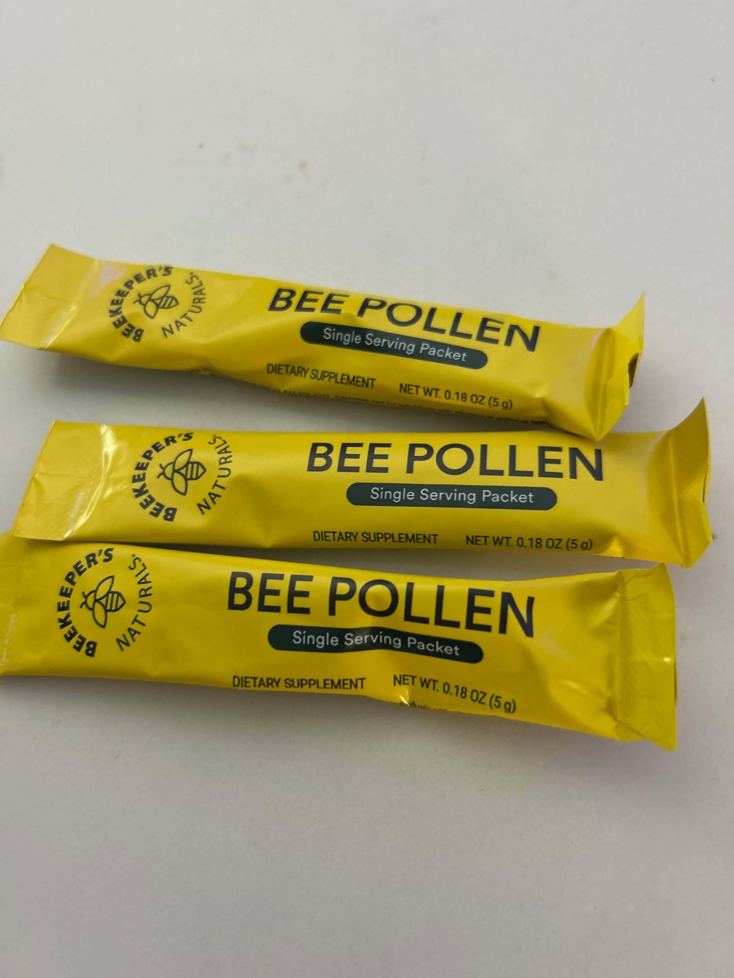 Explore ESSENTIALS HERBS with bee pollen packets, perfect for enhancing your health and wellness routine.