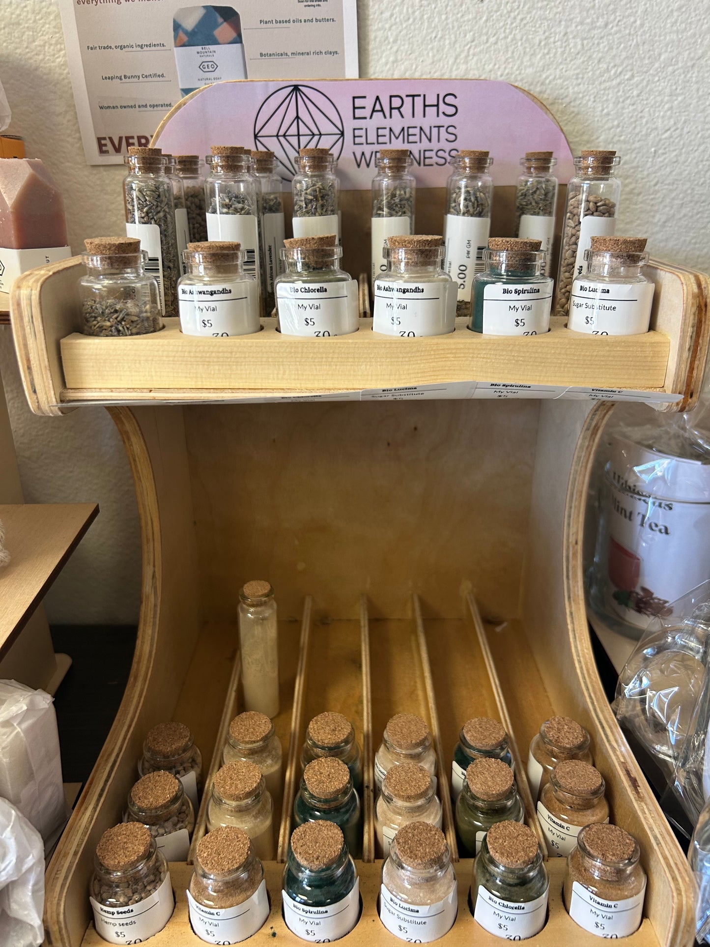 Herbs small jars SpurLina