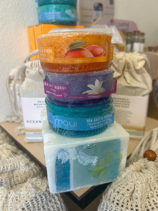Hawaiian Waters Bar Soap with Kukui & Coconut Oil 6oz