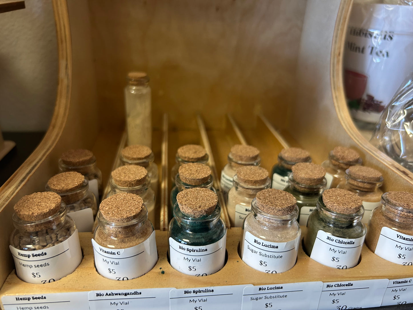 Herbs small jars SpurLina