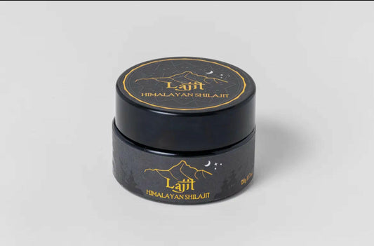 Natural Himalayan resin tea supplement jar