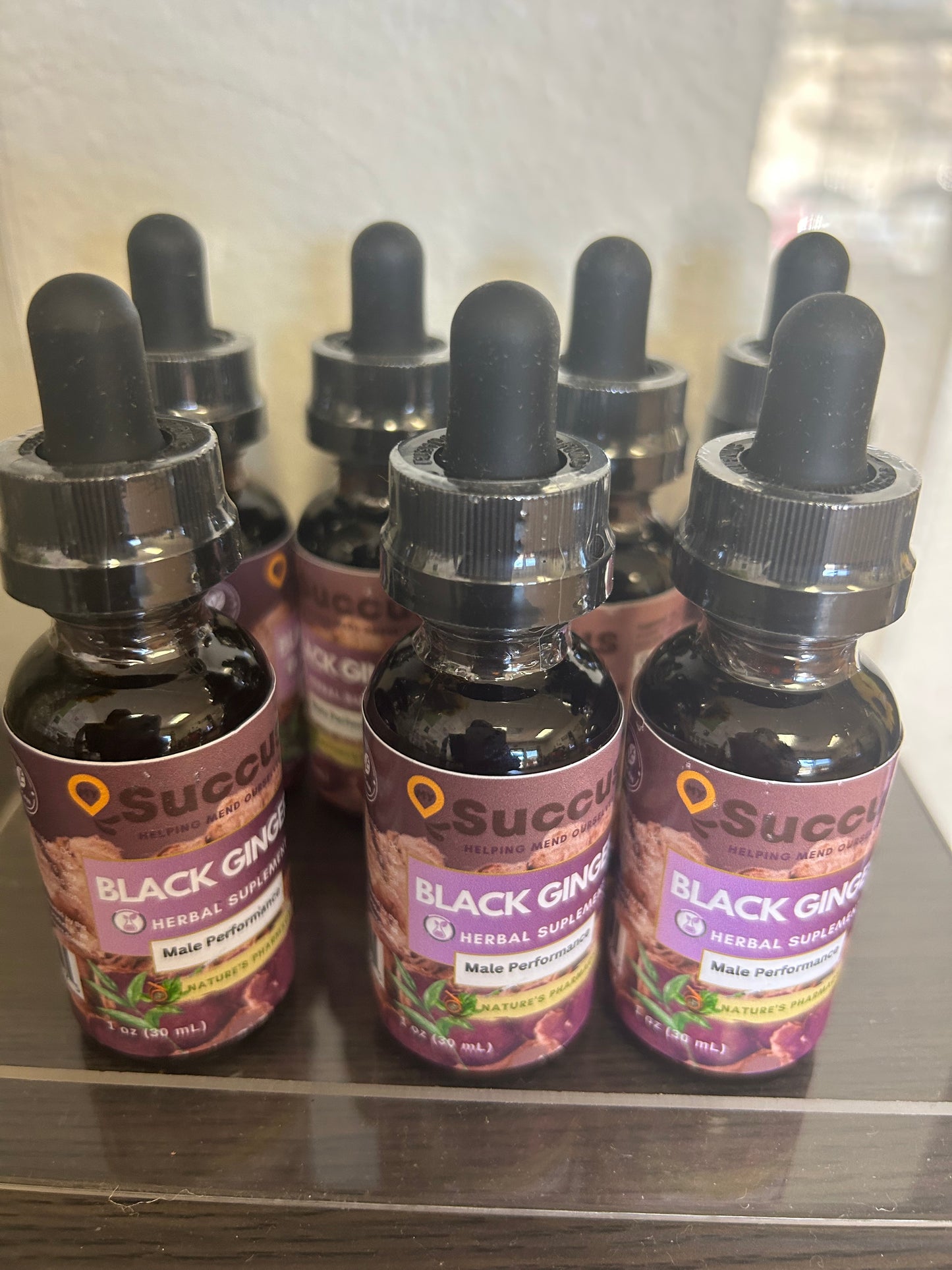 Black Ginger Tincture - Energizing, Spicy & Naturally Bold 1 fl oz Alcohol Extract